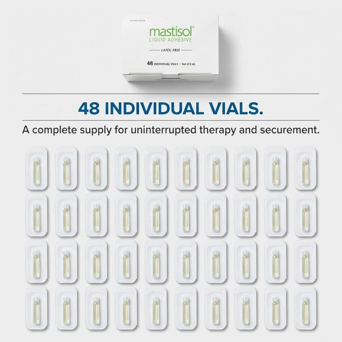 Mastisol Liquid Adhesive, Latex-Free, 2/3 mL Vials - 00496052306-Single - LL Medico