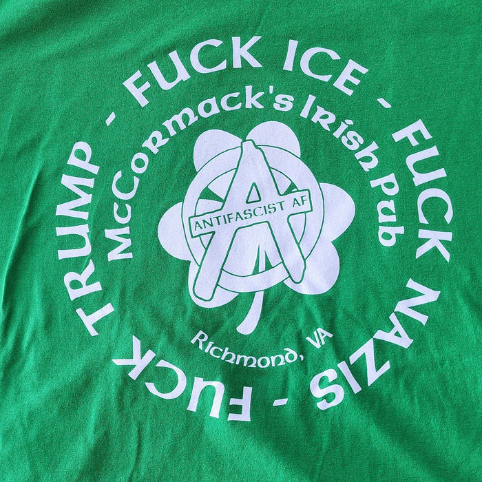 Mccormack's green t shirt