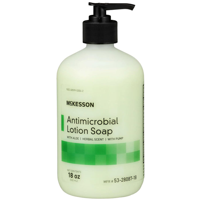 McKesson Antimicrobial Lotion Soap with Aloe, Herbal Scent