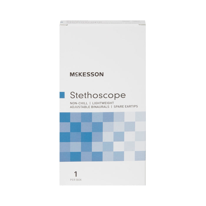 McKesson Dual-Head Stethoscope, Red, 22" Tube - 01-670RGM-Single - LL Medico