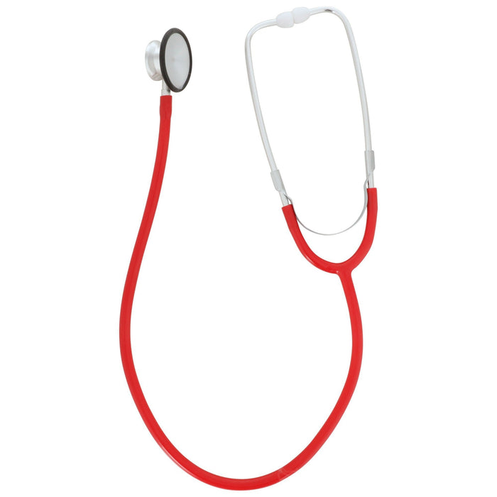 McKesson Dual-Head Stethoscope, Red, 22" Tube - 01-670RGM-Single - LL Medico