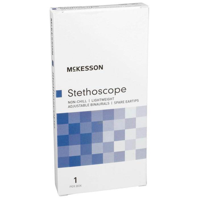 McKesson Dual-Head Stethoscope, Red, 22" Tube - 01-670RGM-Single - LL Medico