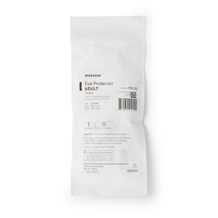 McKesson Eye Protector Adult, Sterile, 8.125" x 2.9"
