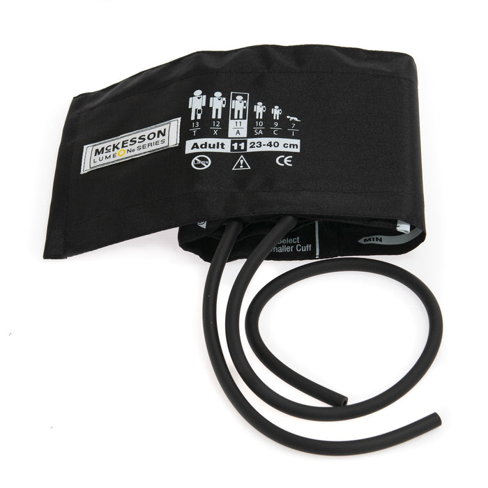McKesson LUMEON Nylon Blood Pressure Cuff Kit, Adult, 23 to 40 cm - 01-845-11ABK-2GM-Box - LL Medico