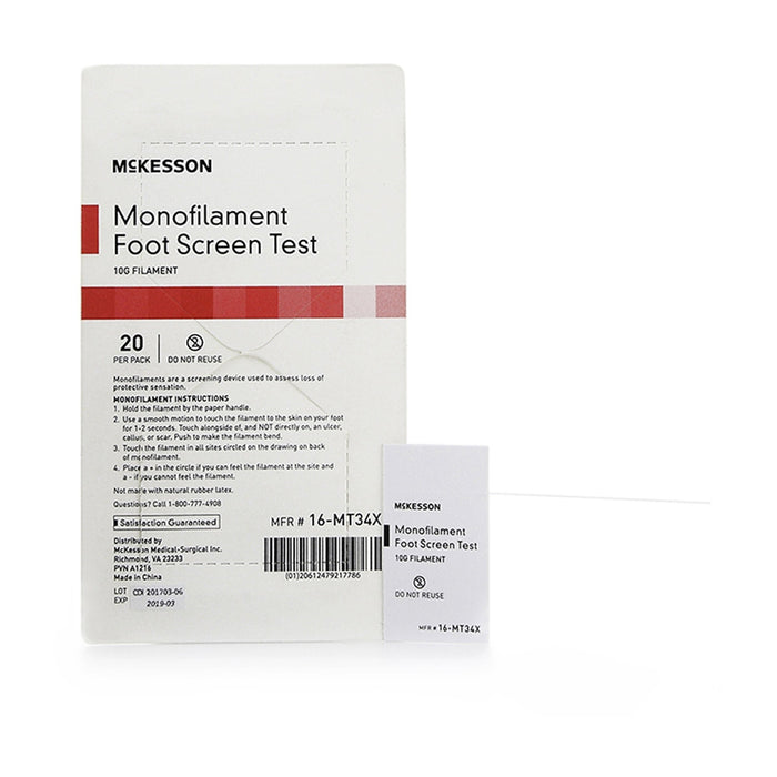 McKesson Monofilament Sensory Test, 10 Gram - 16-MT34X-Pack - LL Medico