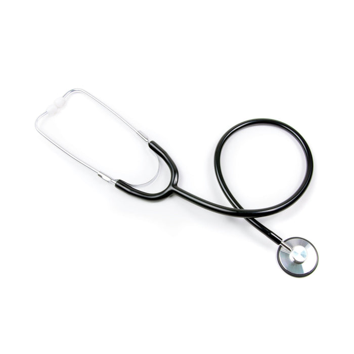 McKesson Stethoscope, Black, 21", Single Head - 01-660BKGM-Single - LL Medico