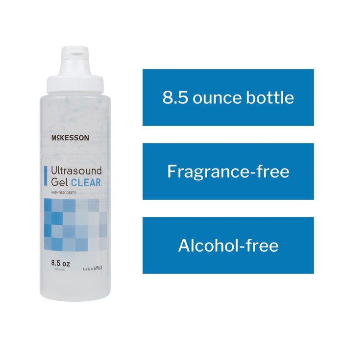 McKesson Ultrasound Gel, High Viscosity, 8.5 oz - MCK4963-Single - LL Medico