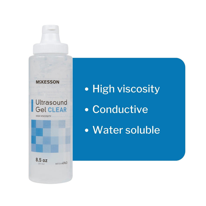 McKesson Ultrasound Gel, High Viscosity, 8.5 oz - MCK4963-Single - LL Medico