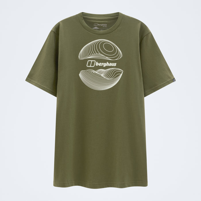Men's Curvature Essential Tee - Green
