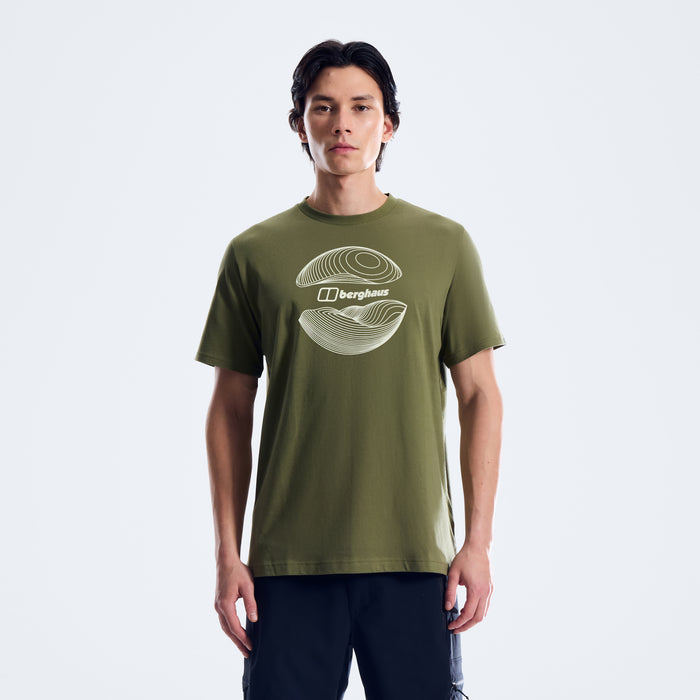 Men's Curvature Essential Tee - Green
