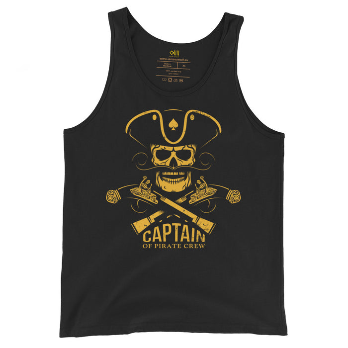 Men's Tank Top Captain of pirates crew - IamSEAWOLF shop