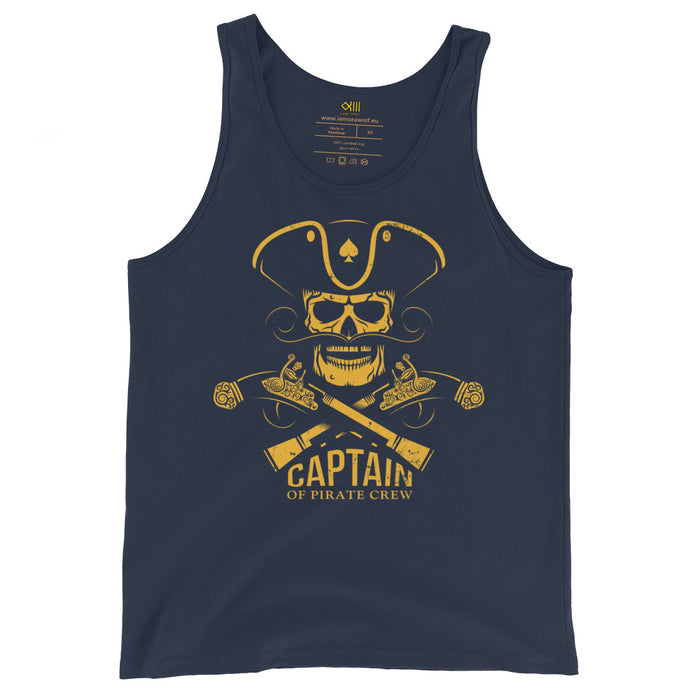 Men's Tank Top Captain of pirates crew - IamSEAWOLF shop