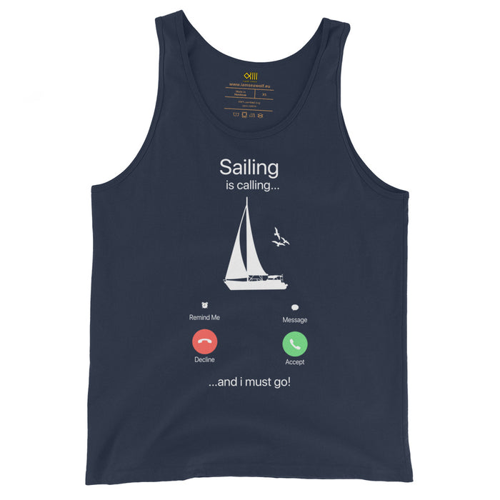 Men's Tank Top sailing is calling - IamSEAWOLF shop