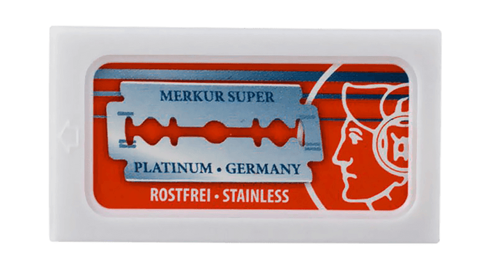 Merkur Super Platinum Double Edge Razor Blades (10 Blades)