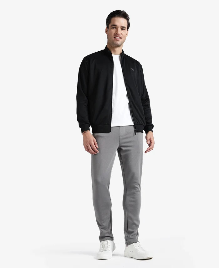 Microfiber Fabric Jacket with StayFresh Treatment - Black