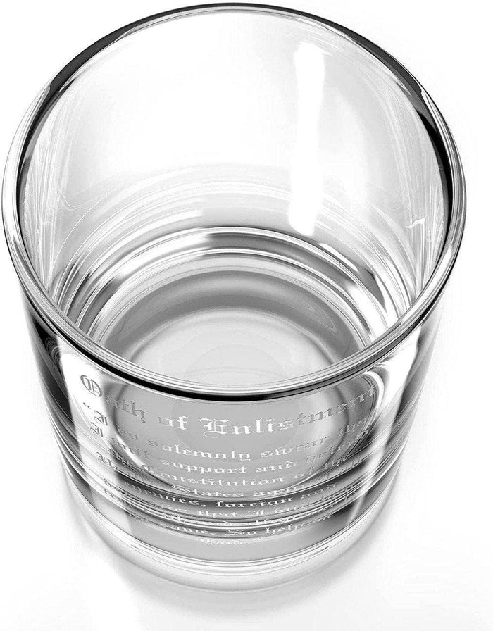 Military Oath of Enlistment Gift- Whiskey Glass