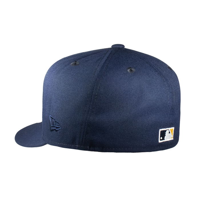Milwaukee Brewers Ocean Blue - Yellow Logo 2002 All Star Game