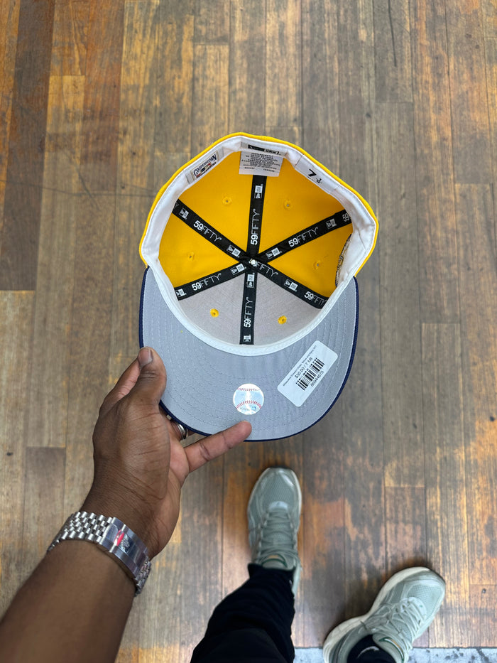 Milwaukee Brewers Slider Yellow and Navy 50Th Anniversary