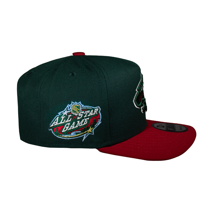 Minnesota Wild Green & Red 950 AFrame Snap Back