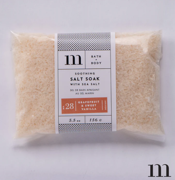 Mixture Bath Salt Envelope - Grapefruit & Sweet Vanilla