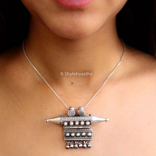 Mizoya Embossed Art Pendant