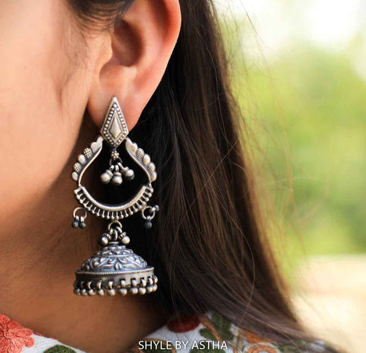 Mizoya Tribal Detailed Jhumka