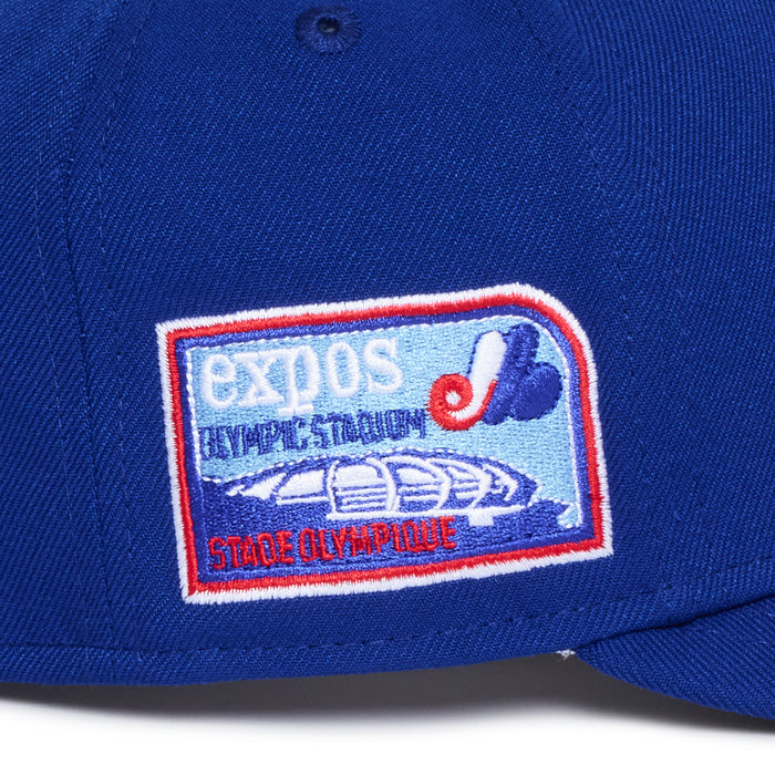 Montreal Expos All Royal Blue Olympic Stadium Patch