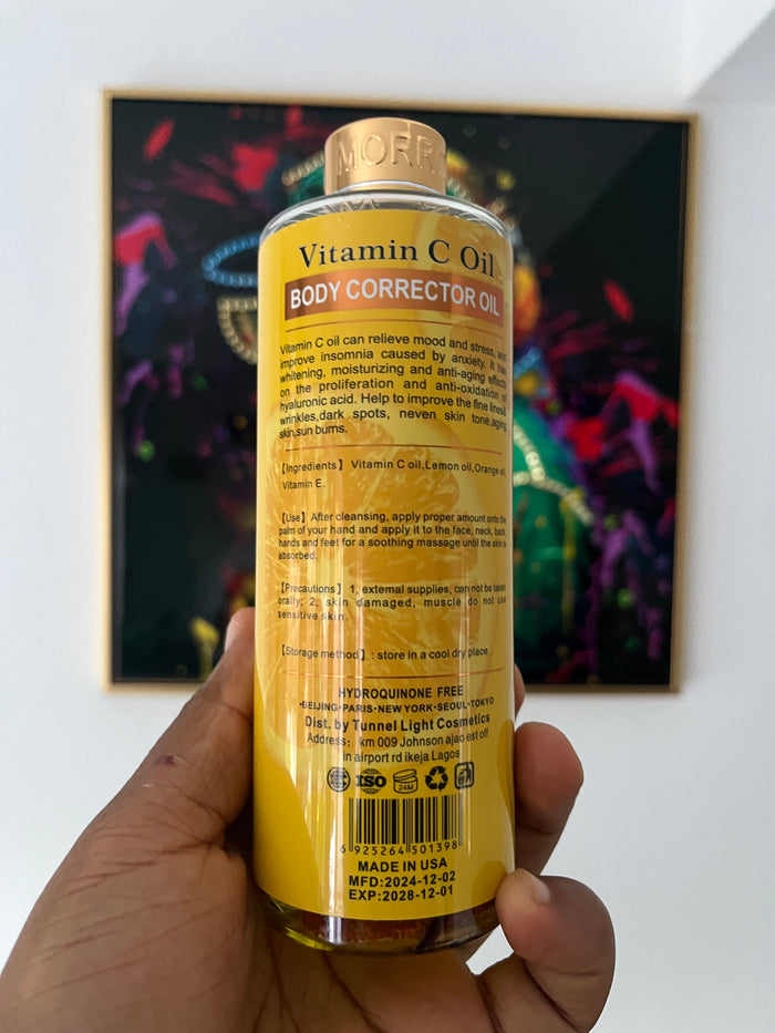 Morrocan Argan Vitamin C body oil