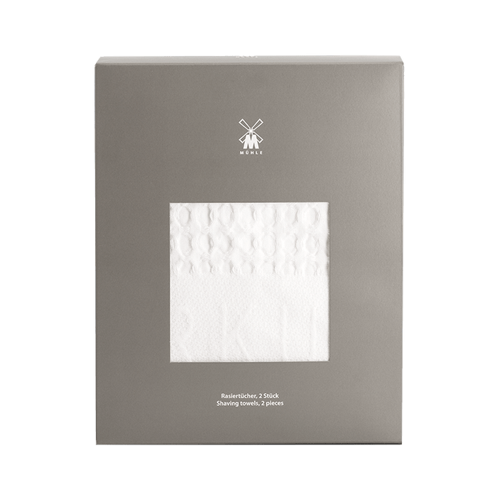MUHLE T1 Waffle Pique Shaving Towels 60 X 45 Cm 2 Pieces