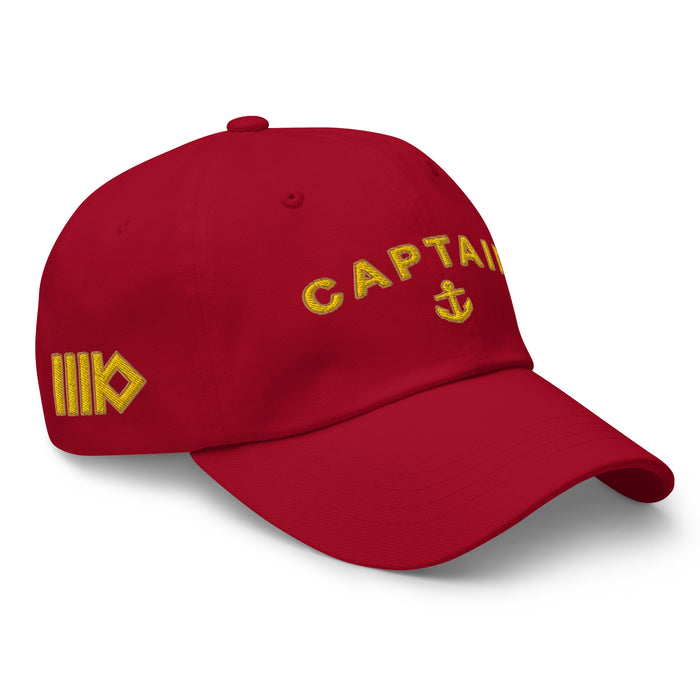 Must have hat with embroidery, Captain - IamSEAWOLF shop