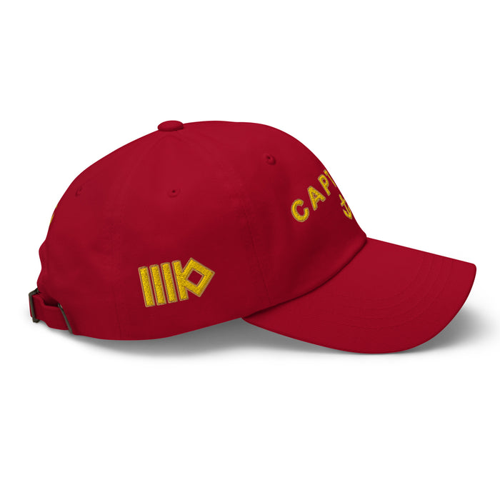 Must have hat with embroidery, Captain - IamSEAWOLF shop