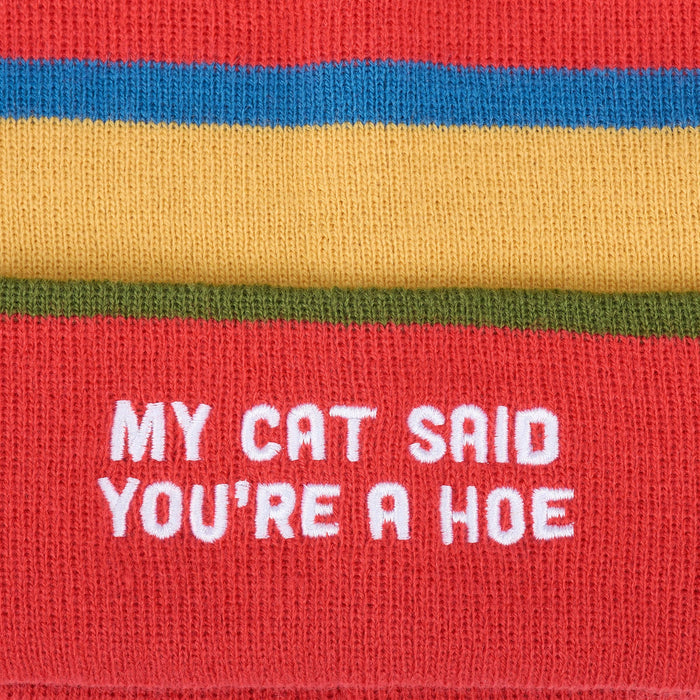 My Cat Said You're A Hoe Beanie