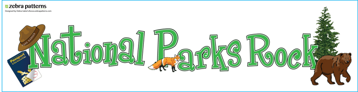 National Parks 7" x 28" Banner