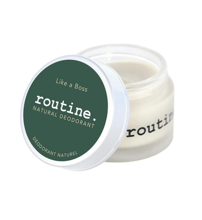 Routine Like a Boss Natural Deodorant with Extra Strength Formula – 58g Jar