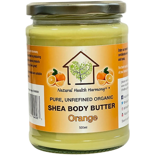 Natural Health Harmony Shea Body Butter Orange 500ml
