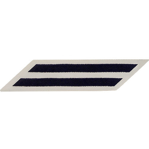 CPO Blue on White CNT Hashmarks / Service Stripes Patches and Service Stripes 80123