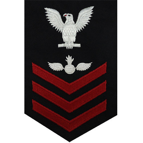 Navy E-4/5/6 Aviation Ordnanceman Rating Badges Badges 81197