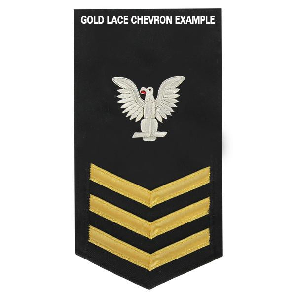 Navy E6 MALE Rating Badge: Gas Turbine System Technician - blue