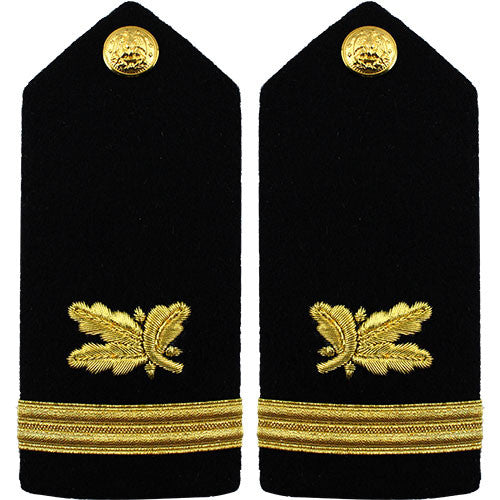 Navy Male Hard Shoulder Board - Supply Corps Rank 80757