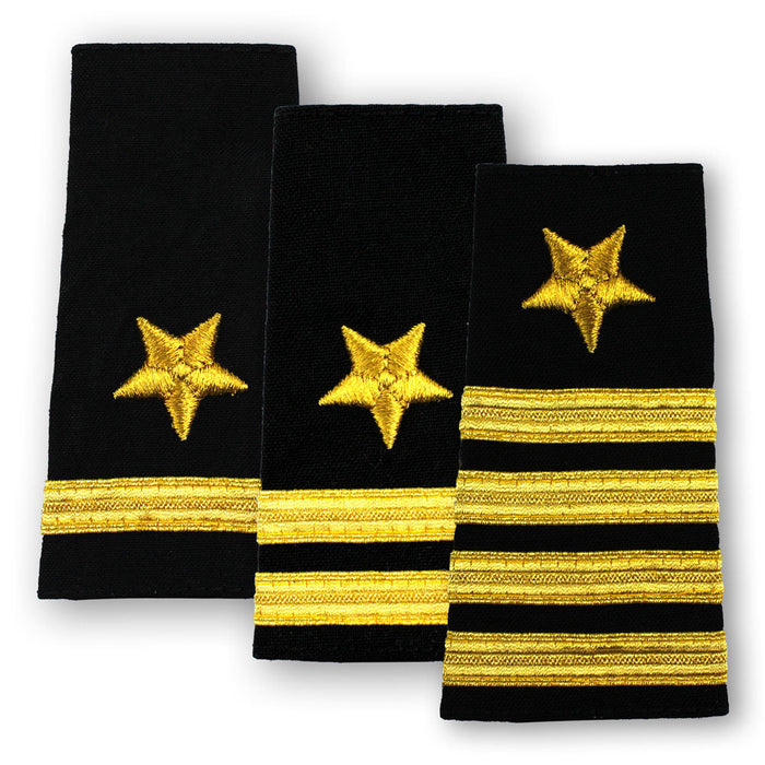 Navy Soft Shoulder Marks - Line Rank