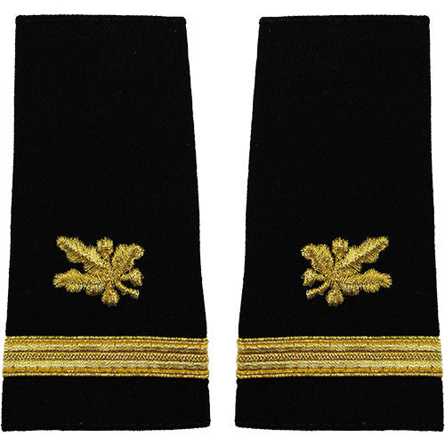 Navy Soft Shoulder Marks - Supply Corps Rank 80662