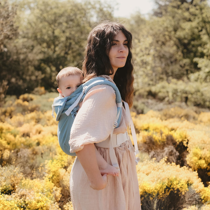 Néo, Porte bébé physiologique, Azur