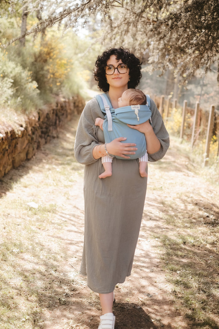 Néo, Porte bébé physiologique, Azur