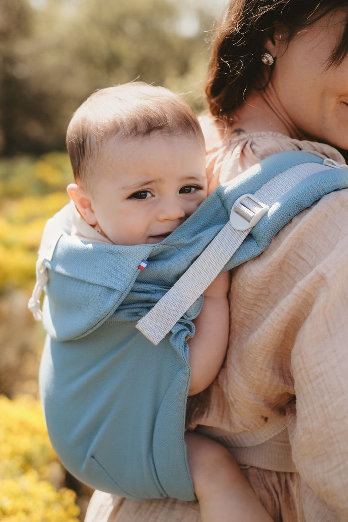 Néo, Porte bébé physiologique, Azur