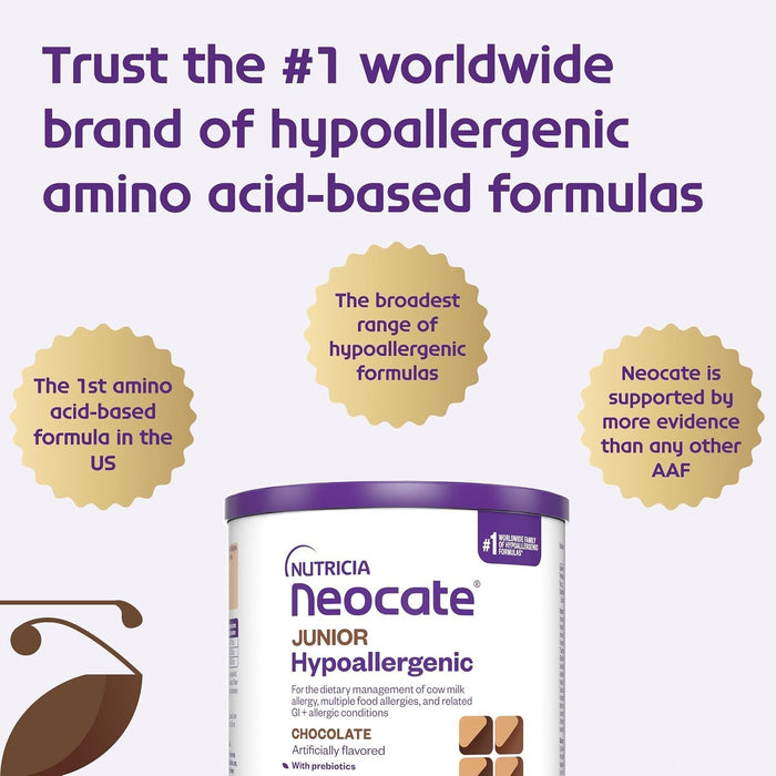 Neocate Junior Pediatric Oral Supplement, Chocolate, 14.1 oz - 133283-Single - LL Medico