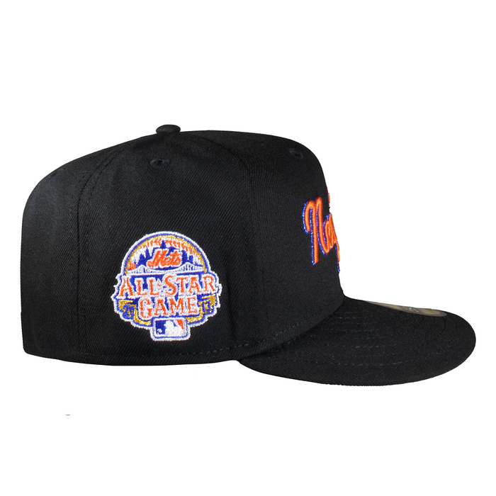New York Mets All Black Script Logo 2013 All Star Game