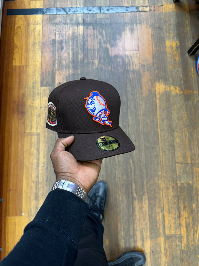 New York Mets "MR MET" All Dark Burnt Brown 1969