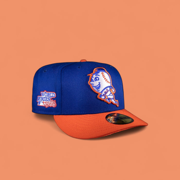 New York Mets "MR MET" Blue & Orange 1986 WS