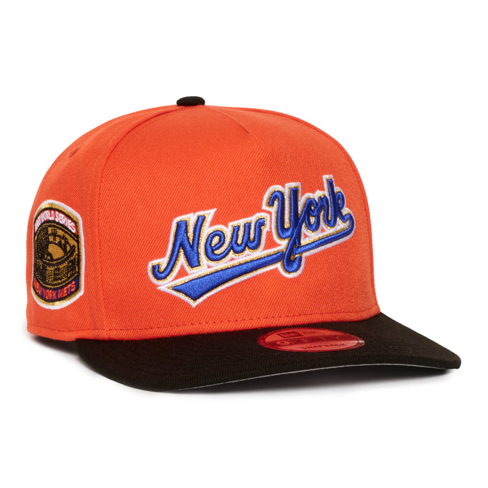 New York Mets Orange and Black Script 950 AFrame 1969 WS Snap Back