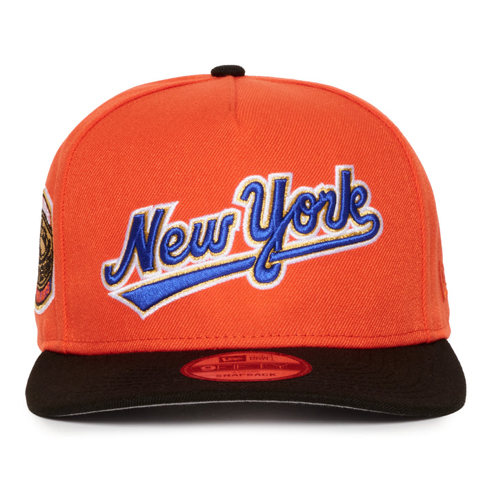 New York Mets Orange and Black Script 950 AFrame 1969 WS Snap Back